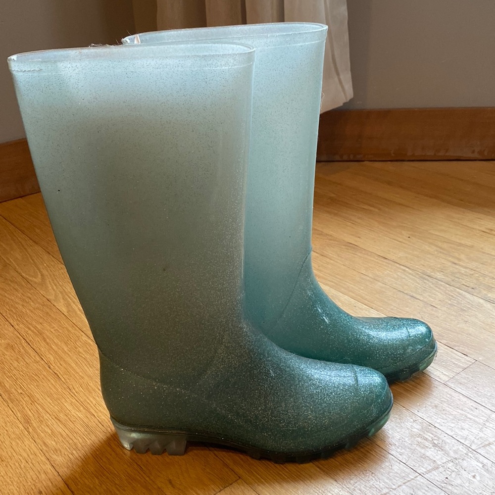 Mermaid Ombré Rain Boots
